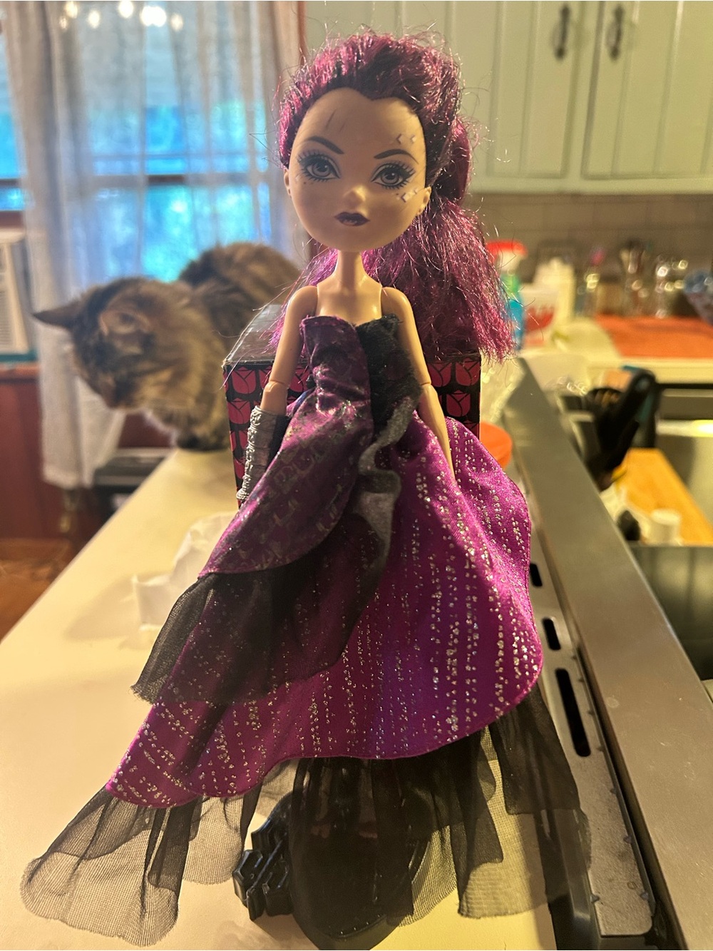 Mattel Purple and Black Fashion Doll